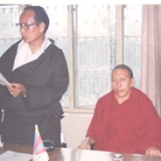 Samdhong Rinpoche (89) • <a style="font-size:0.8em;" href="http://www.flickr.com/photos/78058765@N05/15069770625/" target="_blank">View on Flickr</a>